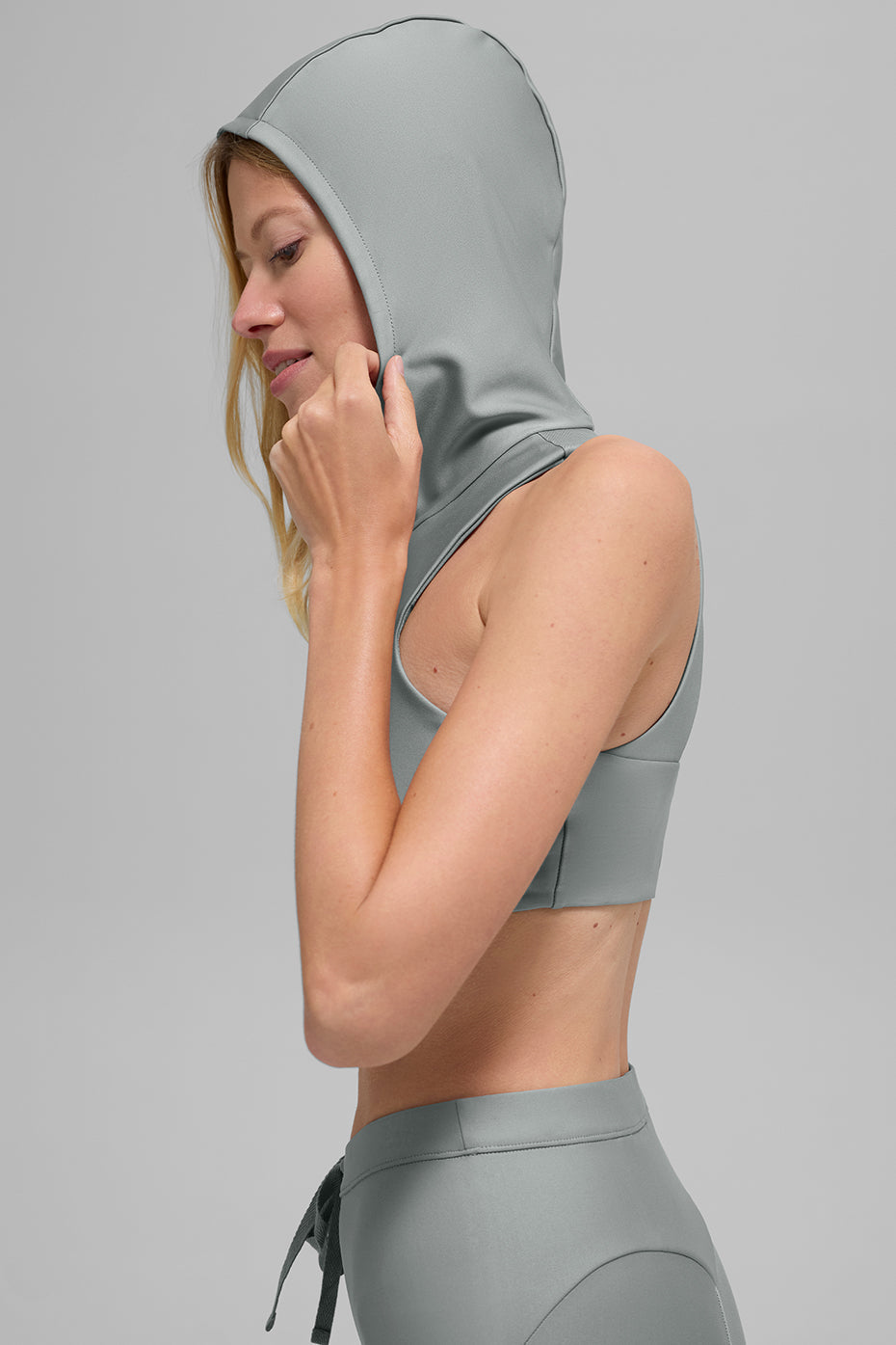 Airlift Light Speed Hooded Bra - Lunar Grey — photo 4