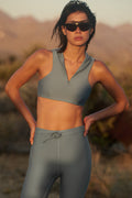 Airlift Light Speed Hooded Bra - Lunar Grey — photo 1