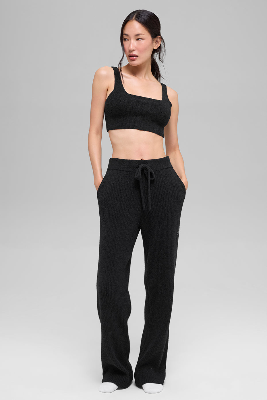 Snuggle Up Sweater Bra - Black — photo 4