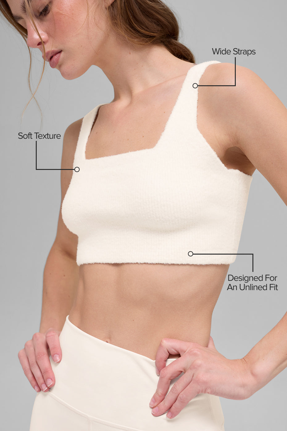 Snuggle Up Sweater Bra - Ivory — photo 2