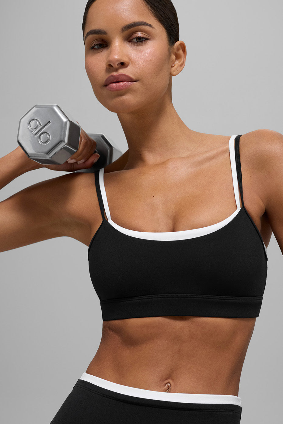 Airbrush Double Up Bra - Black/White — photo 5
