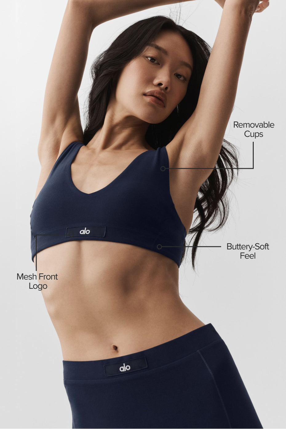 Alosoft Sincere Bra - Navy — photo 2