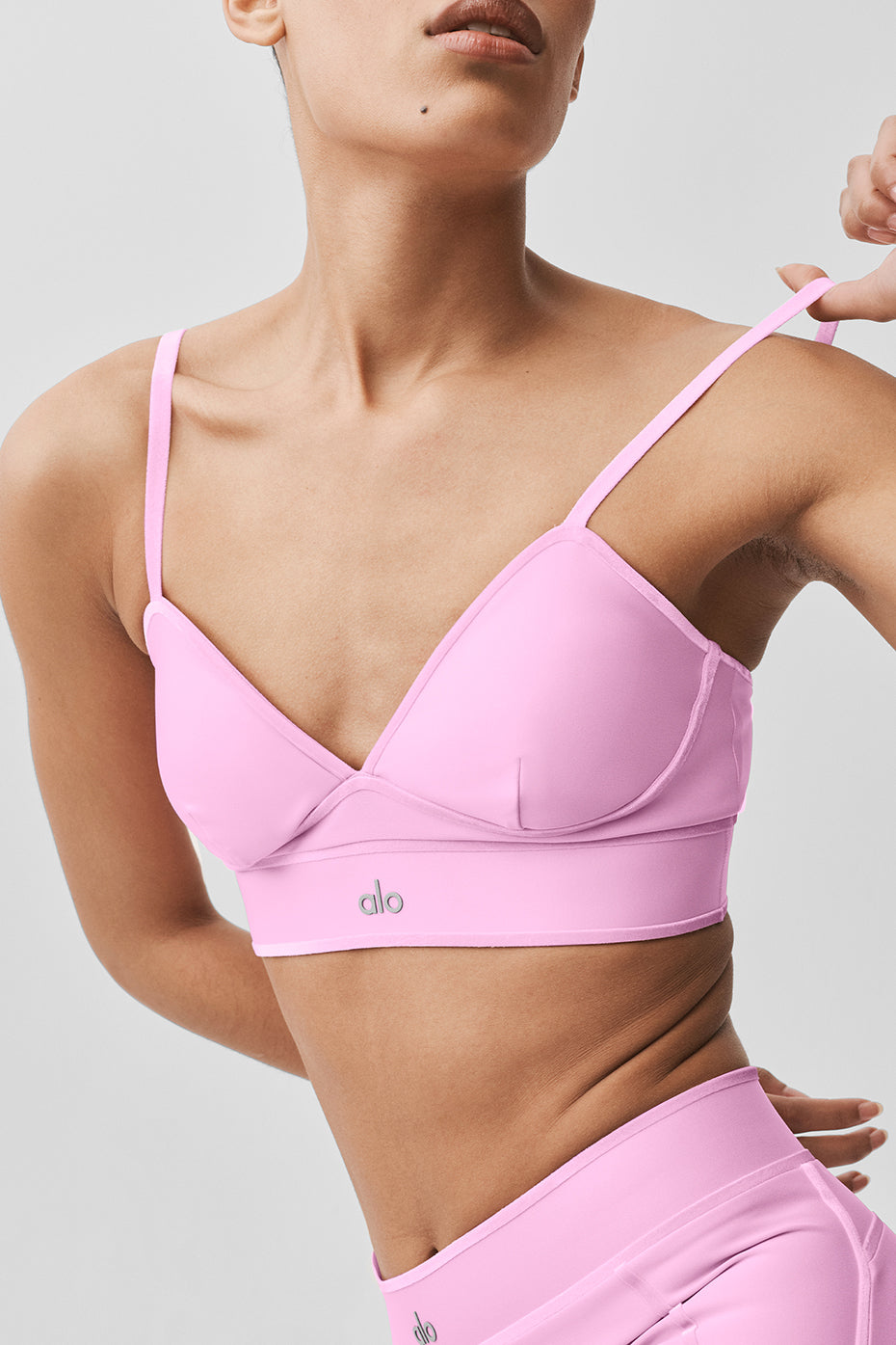 Airlift Love Language Bra - Candy Heart Pink — photo 2