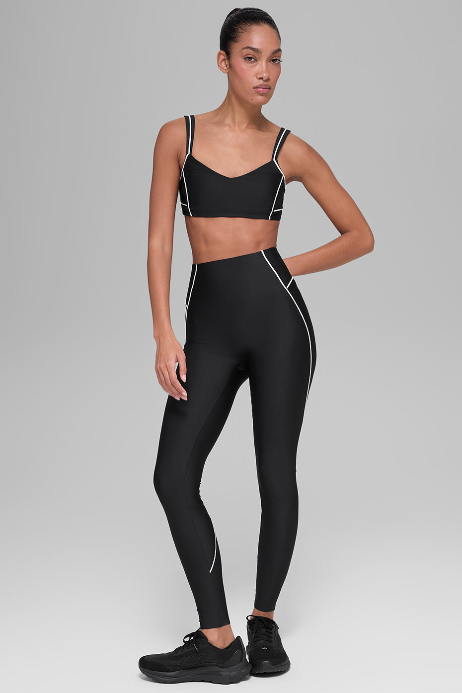 Airlift Haven Bra - Black/White — photo 4