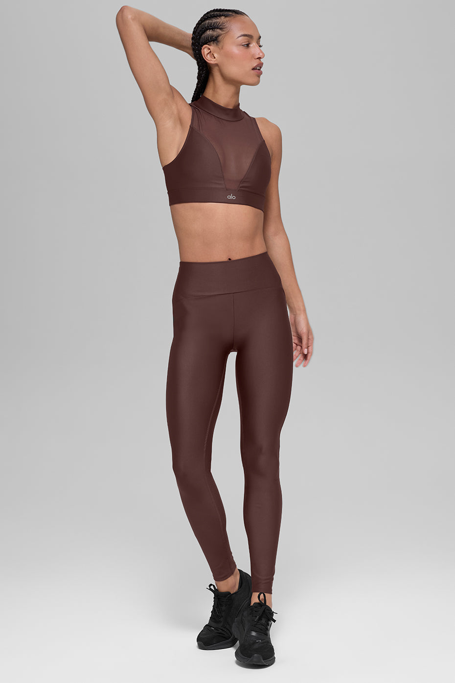 Airlift Mesh Infatuation Bra - Brownstone — photo 4