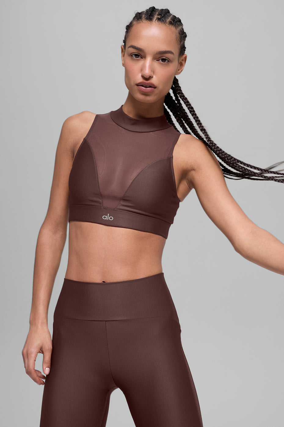 Airlift Mesh Infatuation Bra - Brownstone — photo 1