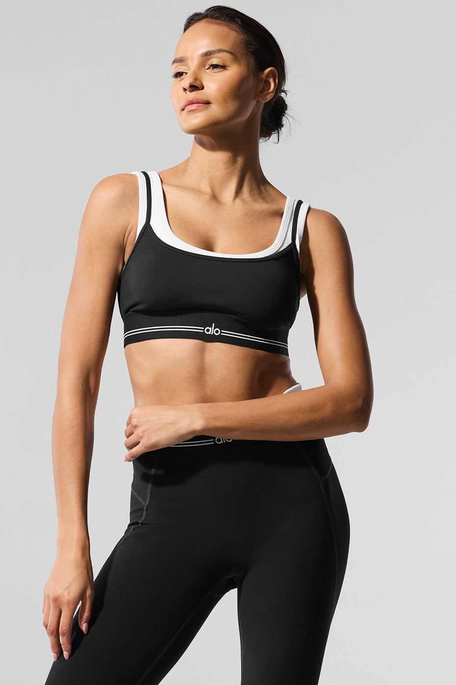 Airbrush Better Together Bra - Black/White — photo 3