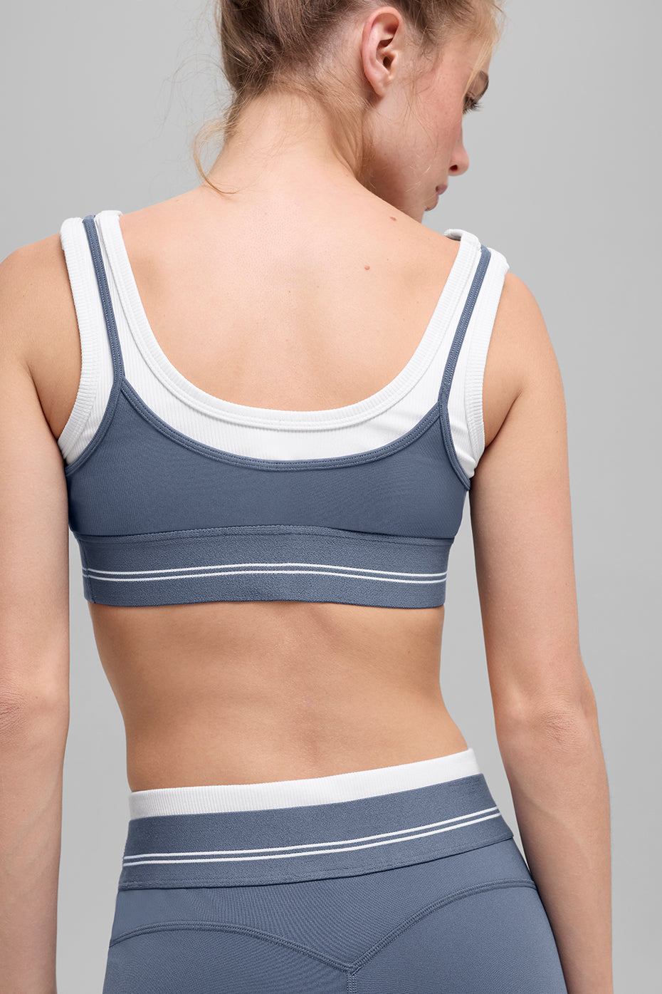Airbrush Better Together Bra - Bluestone/White — photo 3
