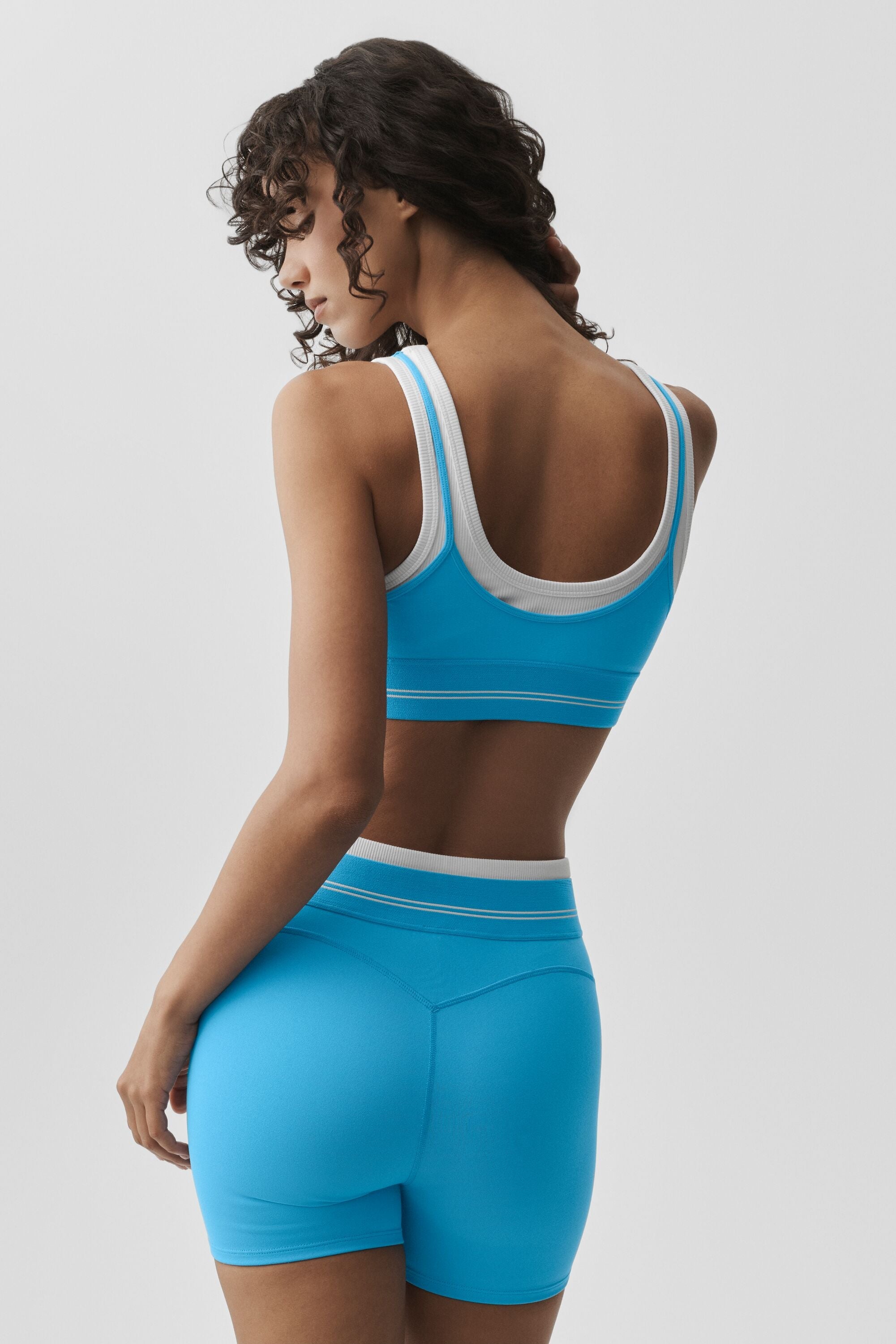 Airbrush Better Together Bra - Azure Blue/White — photo 2