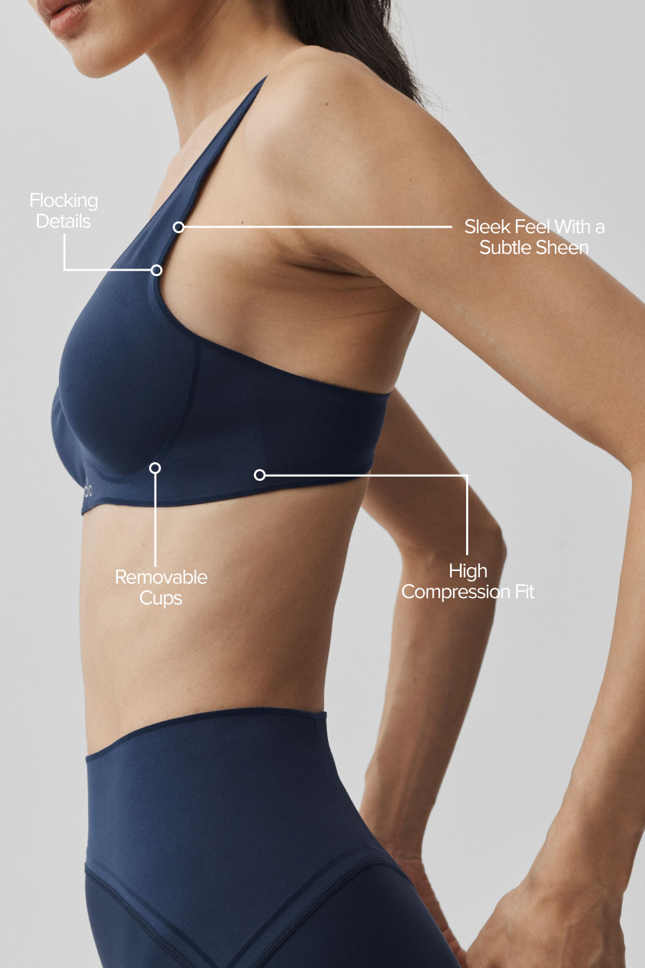 Airlift Top-Notch Bra - Navy — photo 2