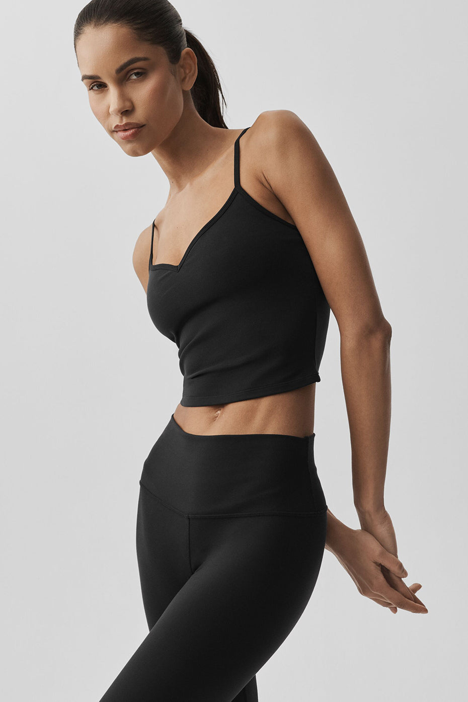 Airbrush Refined Bra Tank - Black — photo 4