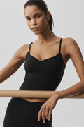 Airbrush Refined Bra Tank - Black — photo 1