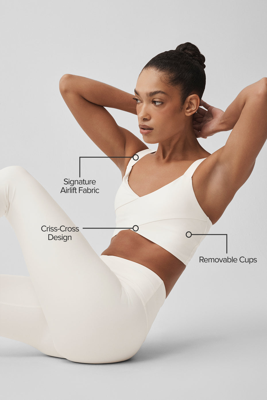Airlift Horizon Bra - Ivory — photo 2