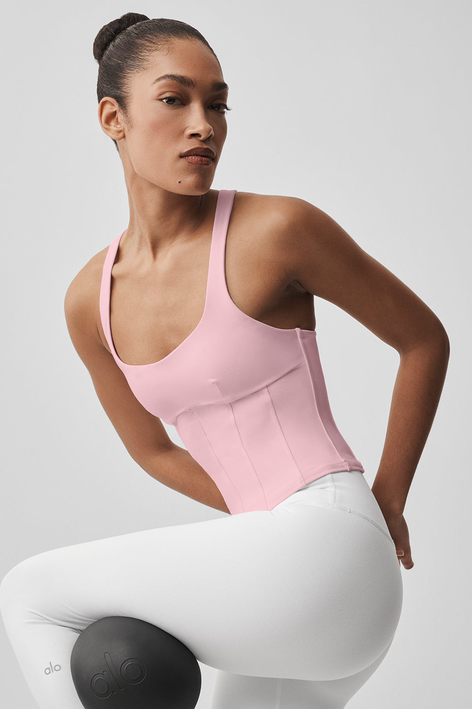 Airbrush Sparks Fly Corset Tank - Vintage Pink — photo 5