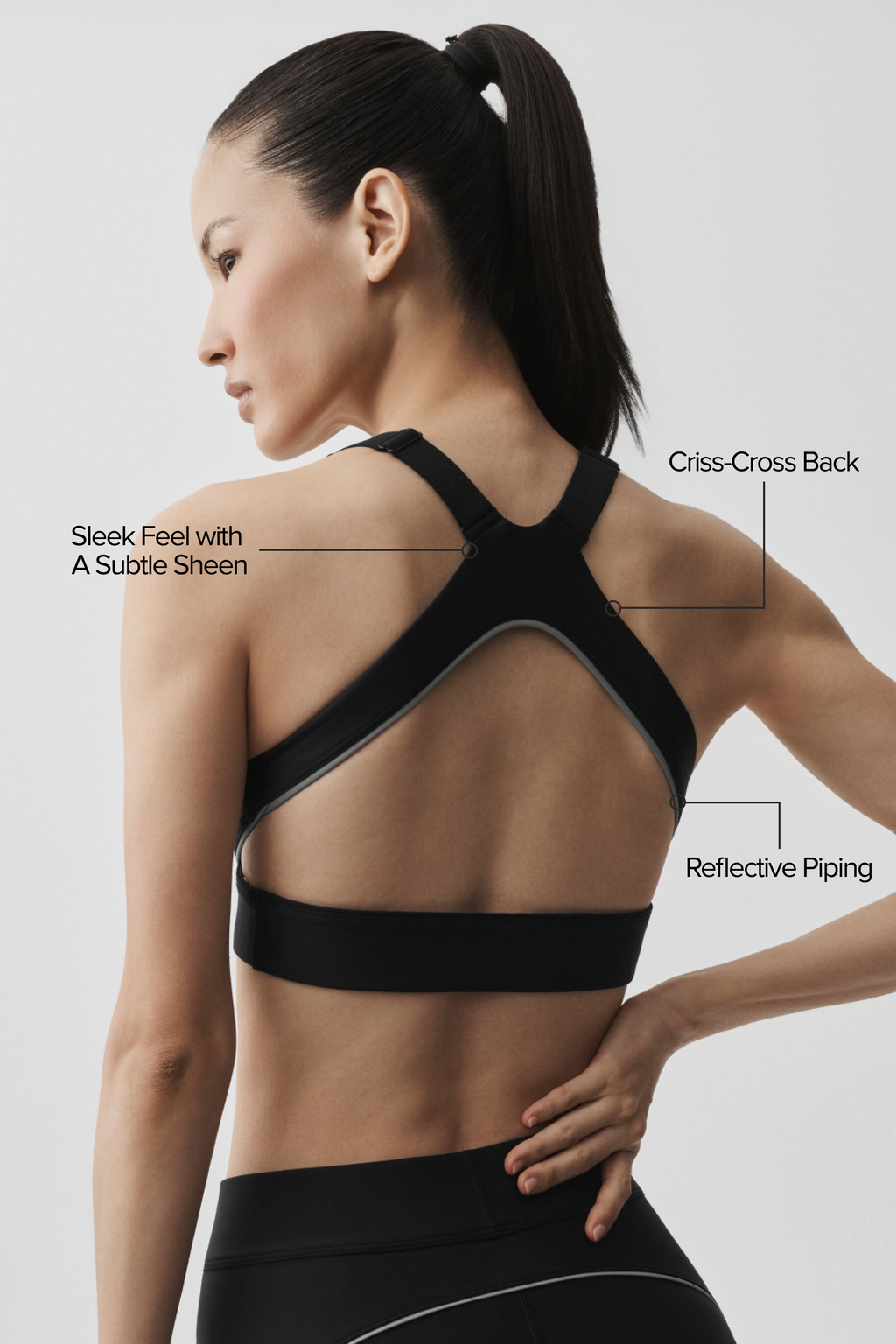 Airlift Speedwork Bra - Black — photo 2