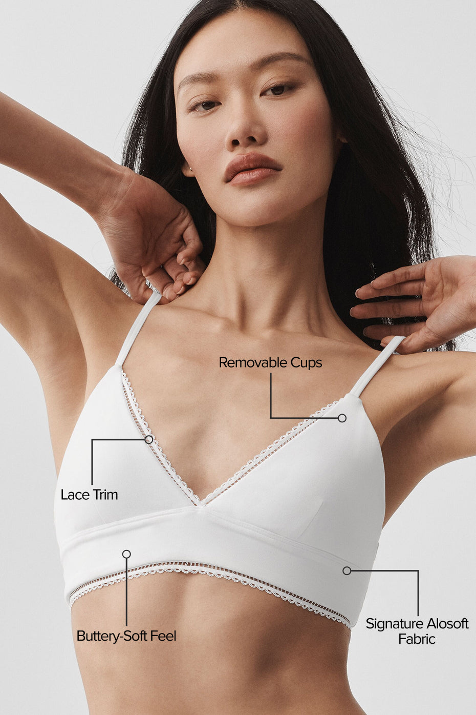 Alosoft Affection Bra - White — photo 2