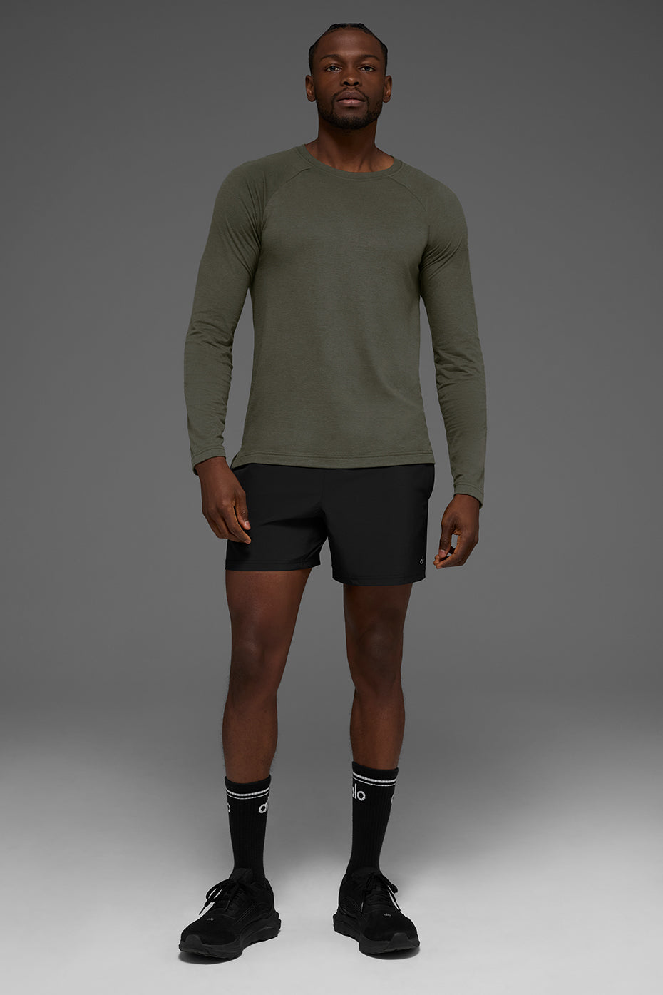 Triumph Long Sleeve Tee - Stealth Green — photo 4