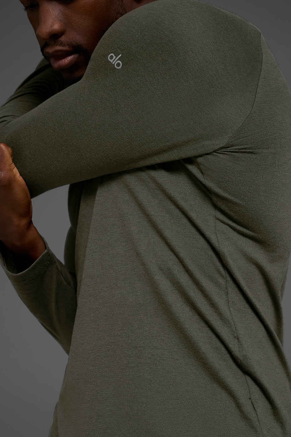 Triumph Long Sleeve Tee - Stealth Green — photo 3