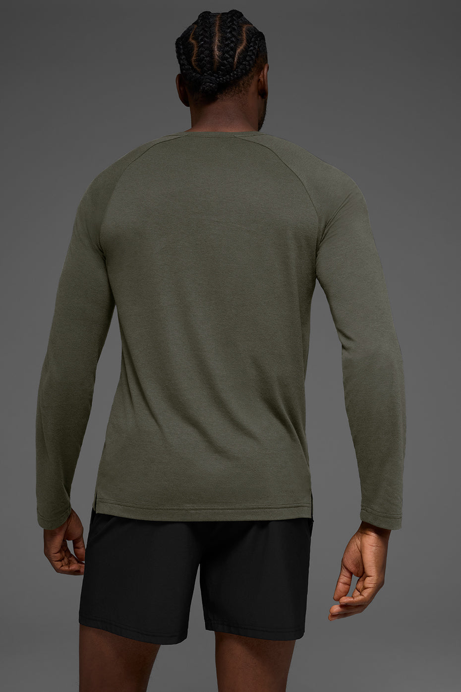 Triumph Long Sleeve Tee - Stealth Green — photo 2